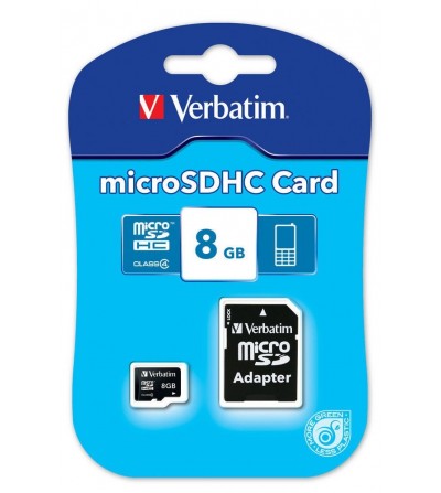 MEMORIA VERBATIM MICRO SD 8GB