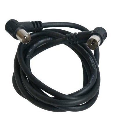 ANTENA CABLE STANDARD COAXIAL NEGRO 1.5M